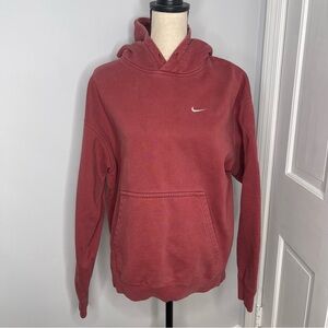 Nike Men’s Red Hooded Sweatshirt Size Small
